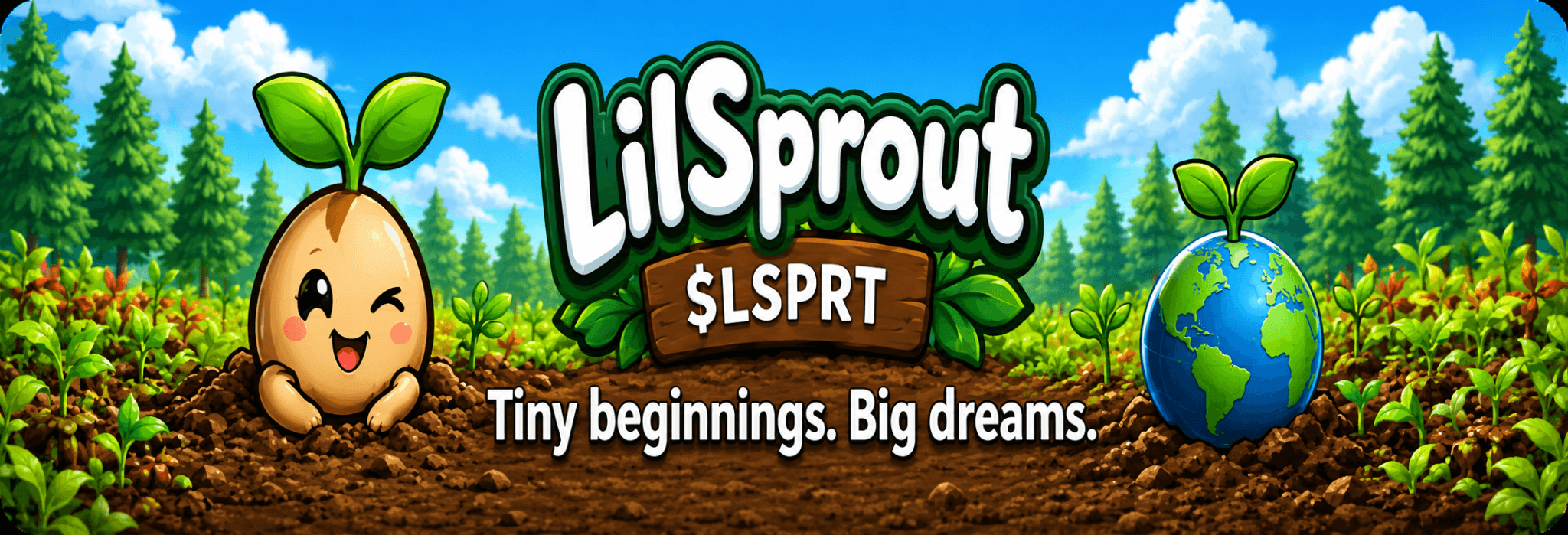 LilSprout $LSPRT β Tiny beginnings. Big dreams.